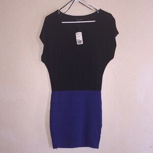 Forever 21 Black & Blue Dress Size M